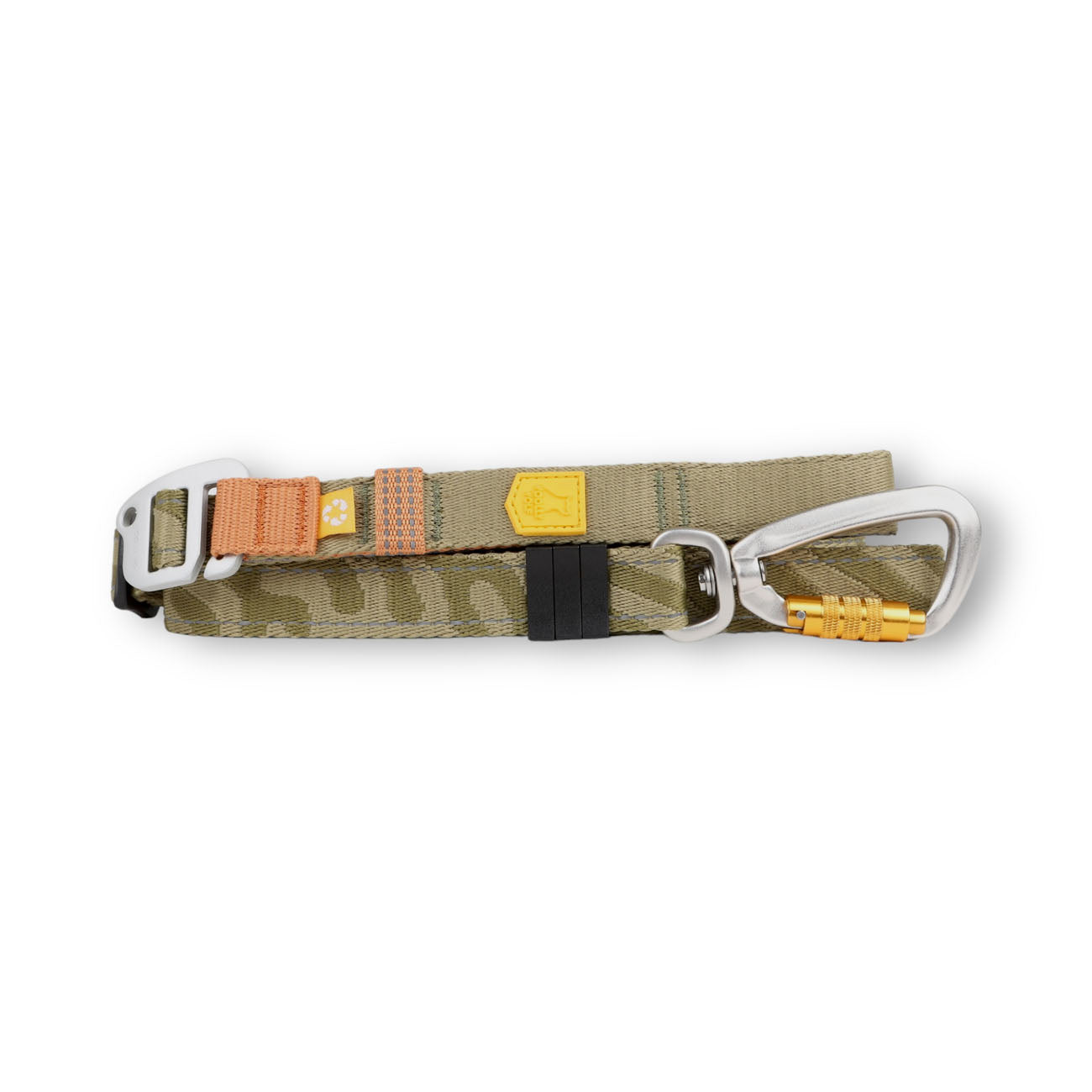 WW Roam Adjustable Leash Green Ripple