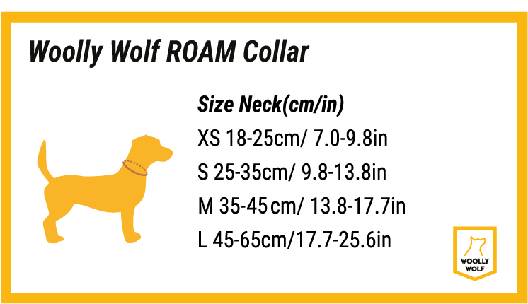 WW Roam Collar Black Ripple