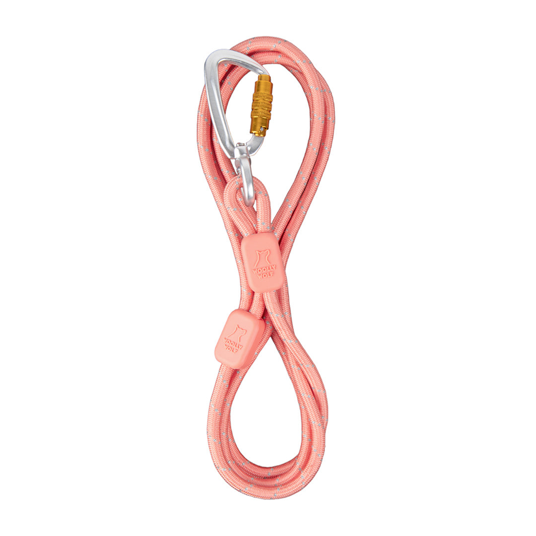 WW Rope Leash Thin Salmon Pink 8mm