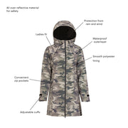 PAIKKA Human Visibility Raincoat, Woman