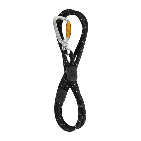 WW Rope Leash Thin Black 8mm