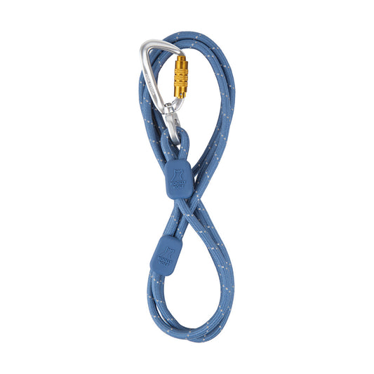 WW Rope Leash Thin Pigeon Blue 8mm