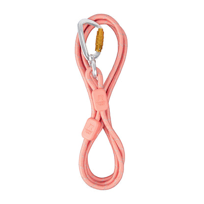 WW Rope Leash Thin Salmon Pink 8mm